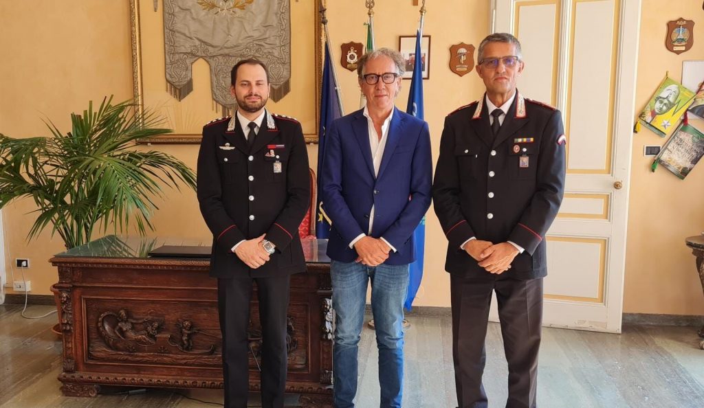 Sanremo Il Sindaco Biancheri D Il Benvenuto Al Nuovo Comandante Della