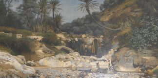 “Il Vallone del Sasso”, prima cartolina di Bordighera