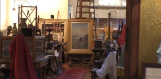 L’atelier di Pompeo Mariani, dove il tempo non è passato