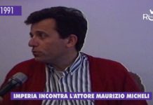 1991 – Imperia incontra l’attore Maurizio Micheli