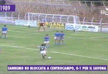 1989 – Sanremo 80 bloccata, 0 – 1 per il Savona