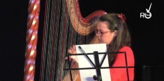 La giovane arpista Andrea incanta Bordighera