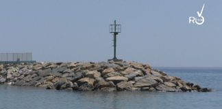 Diano Marina, finiti i lavori di estensione del molo di sovraflutto