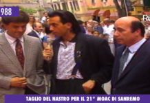 1988 – Taglio del nastro per il 21° MOAC di Sanremo