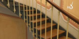 Le scale di Villa Garnier, un gioiello di altri tempi