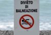 Sanremo, divieto temporaneo di balneazione tra via Al Mare e la foce dell’Armea divieto balneazione