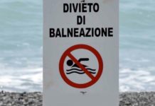 Sanremo, revocati i divieti di balneazione in Foce Rio S. Bernardo, Bussola e Foce Torrente Armea divieto balneazione
