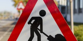 Bordighera, lavori pubblici in via Regina Margherita: chiuso al traffico tratto di strada tra corso Europa e via Libertà lavori in corso