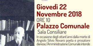 Diano Marina celebra gli ottant’anni dalla morte del poeta Angiolo Silvio Novaro