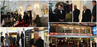 Sanremo Giovani, ieri sera le riprese dello spot con Baglioni, Baudo e Rovazzi