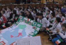 Sanremo, in Comune una mattinata all’insegna del Tricolore con i bambini delle scuole