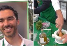 Aromatica, Luca Vassallo trionfa alla gara vip di pesto al mortaio Luca Vassallo