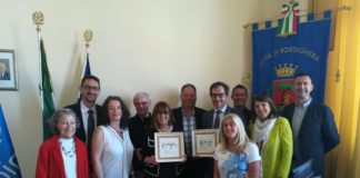 Bordighera, visita in città della delegazione di Neckarsulm