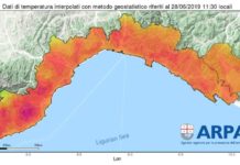 Continua il caldo in Liguria, toccati i 38.8 gradi a Rocchetta Nervina