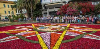 L’infiorata del Corpus Domini inaugura l’estate 2019 a Diano Marina infiorata diano marina