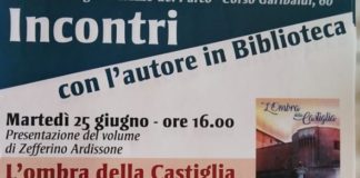 Diano Marina, martedì 25 giugno si parte con ‘Incontri con l’autore’: primo appuntamento con Zefferino Ardissone