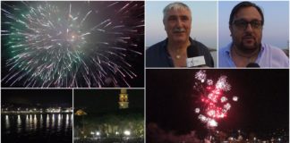 I fuochi per la Madonna del Carmine incantano Diano Marina