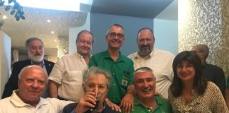 Umberto Bossi festeggia 78 anni con l’amico Giacomo Chiappori, sindaco di Diano Marina