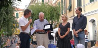 Diano Marina, conferita la targa in memoria di Roberto Viale al Lions Club