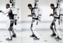 Esoscheletro controllato con il pensiero: paraplegico torna a camminare dopo 4 anni walking