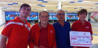 Memorial generale, Emis Bianchi mette tutti in fila: al Bowling uno strike da 400 euro per la Cri dianese