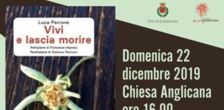 Bordighera, domenica 22 dicembre Luca Perrone presenta la sua silloge poetica