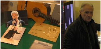 Amedeo Minghi ospite al Museo del Casinò di Sanremo: esposto il calco della mano del cantautore