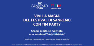 Sanremo, al via oggi il concorso di TIM per assistere al Festival dall’Ariston