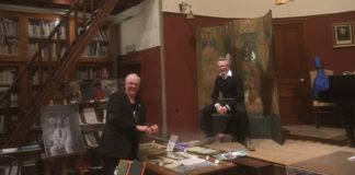 Bordighera: grande soddisfazione per il rientro del paravento di Giuseppe Ferdinando Piana al Museo Bicknell