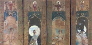 Bordighera, domani al museo Bicknell la presentazione del paravento teatrale dipinto da Giuseppe Ferdinando Piana