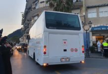 Coronavirus, Regione Liguria: pronti a partire i bus della Croce Rossa per riportare a casa gli ospiti degli alberghi di Alassio e Laigueglia pullman alassio