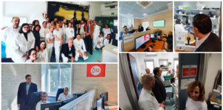 Coronavirus, il presidente Toti al San Martino di Genova per ringraziare gli operatori: “Siamo in buone mani, grazie”