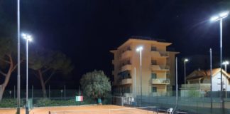 Bordighera: nuovi impianti di illuminazione al Lawn Tennis Club 1878, partiti i lavori