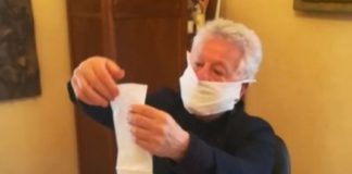 Coronavirus, il sindaco di Ventimiglia Scullino: “20 giorni che aspettiamo le mascherine. La Protezione civile di Roma ci ha portato questi stracci” gaetano scullino