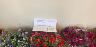 Fiori in omaggio all’ospedale di Sanremo. Il gesto speciale dei sanitari: “Accompagneranno la sepoltura dei nostri pazienti”