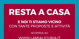 Coronavirus, #restoacasae: Regione Liguria lancia l’iniziativa per raccontare la propria giornata tra le mura domestiche resta a casa Regione Liguria