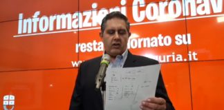 Coronavirus: 101 i casi in Liguria, 11 nel Ponente ligure. Toti: “Abbiamo bisogno dell’aiuto di tutti schiacciare l’onda del contagio” regione liguria
