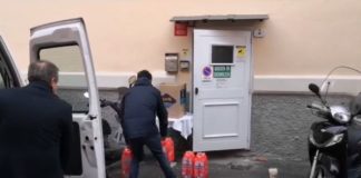 Coronavirus, consegnati i pasti per gli ospiti in isolamento nell’Hotel Paradiso di Diano Marina