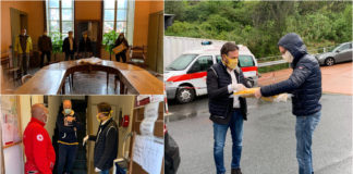 Il presidente del Consiglio Regionale Piana dona mascherine a tutti i comuni della valle Impero: “Un gesto simbolico per uno dei territori liguri più colpiti”