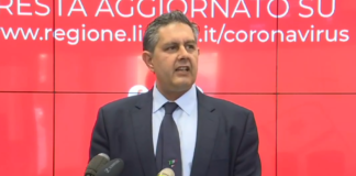 Covid-19, governatore Toti: “Settimana decisiva, se tendenza confermata chiederò a governo di tornare in zona gialla”