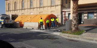 Installata nuovamente la tenda pre triage a Sanremo. In vista la riapertura del Pronto Soccorso? Assessore Viale: “Questo il programma, ma necessario mantenere letti Covid”. Nessuna conferma sulle tempistiche