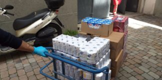 Emergenza coronavirus: la Brigata di Sanremo prosegue il suo impegno per l’emporio solidale
