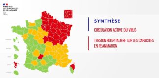 Migliora la situazione nel sud-est francese in attesa del semaforo verde. Ieri nessuna vittima e parecchie guarigioni. A Monaco il virus non circola quasi più Cartina covid-19 francia