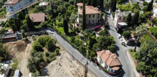 Bordighera: ripartiti i lavori di allargamento del primo tratto di via Coggiola
