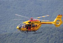 Pieve di Teco, incidente di gara al crossodromo “La Colla”: pilota in codice rosso trasportato al Santa Corona 118 elisoccorso grifo