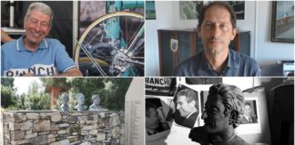 Diano Marina: terminato il busto di Felice Gimondi, il 1 agosto la presentazione