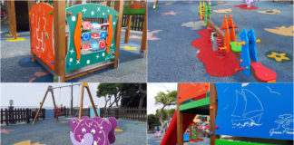 Bordighera, pronta la nuova area giochi sul lungomare Argentina giochi bordighera
