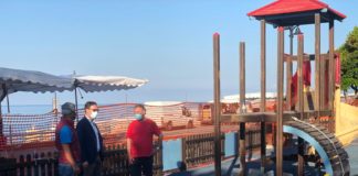 Bordighera, interventi di manutenzione sul lungomare Argentina