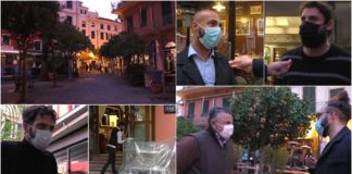 Sanremo, scatta alle 18 chiusura di bar e ristoranti: rabbia e preoccupazioni tra gli imprenditori di piazza Bresca. Di Baldassare (Confcommercio) “Subito i ristori promessi”