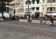 Sanremo, al via i lavori di riqualificazione dei marciapiedi di piazza Colombo piazza colombo sanremo